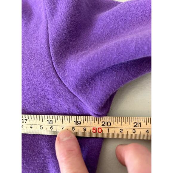 The North Face Retro Logo Hooded Sweatshirt, Purple Women's Medium - Picture 4 of 5